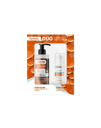 CLARENIA Coffret Solaire Duo Claresun Hydratant + Ecran Capillaire- 40%