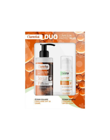 CLARENIA Coffret Solaire Duo Claresun Gel Crème Toucher Sec + Ecran Capilaire- 40%