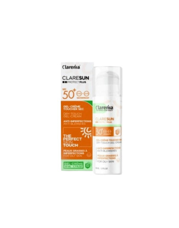 CLARENIA CLARESUN Gel Crème Toucher Sec SPF 50+ 50ml