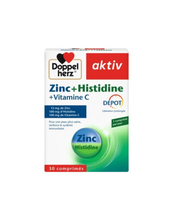 AKTIV Zinc + Histidine + Vitamine C, 30 Comprimés