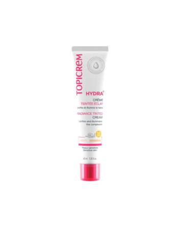 TOPICREM Hydra+ Crème Teintée Eclat Light SPF50, 40ml