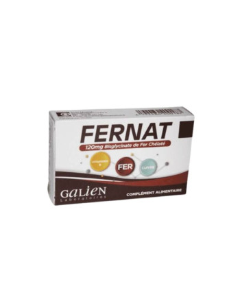 GALIEN Fernat Fer Bisgycinat 120mg, 30 Gélules