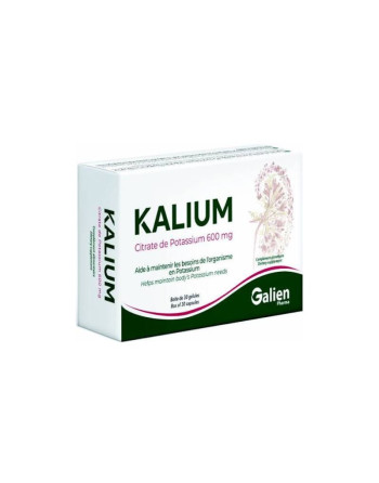 GALIEN KALIUM Citrate Potassium 600MG, 30 Gélules