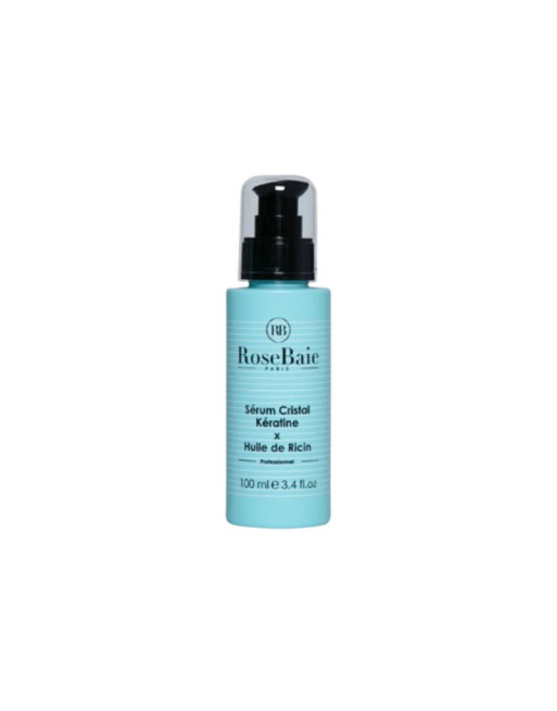 ROSEBAIE Sérum cristal professionnel Huile De Ricin X Kératine, 100ML