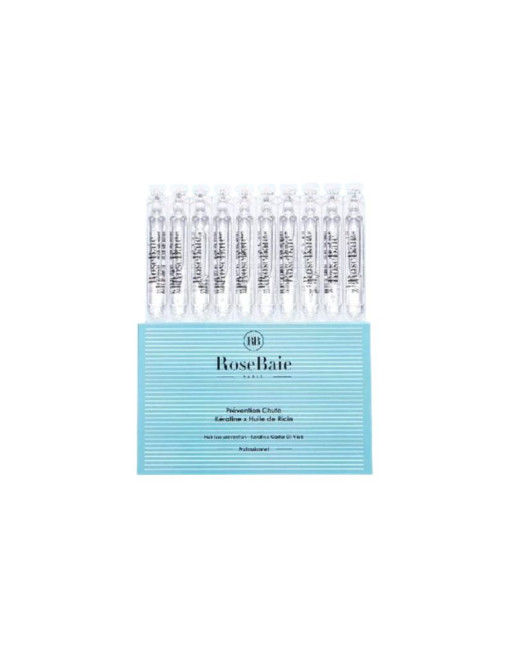 ROSEBAIE Ampoules Prévention Chute Ricin X Kératine