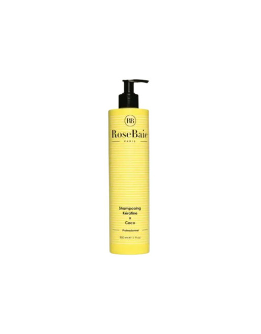 ROSEBAIE Shampoing Huile de Noix de Coco X Kératine, 500ml