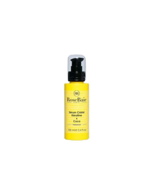 ROSEBAIE Sérum Cristal Professionnel Huile de Noix de Coco X Kératine, 100ml