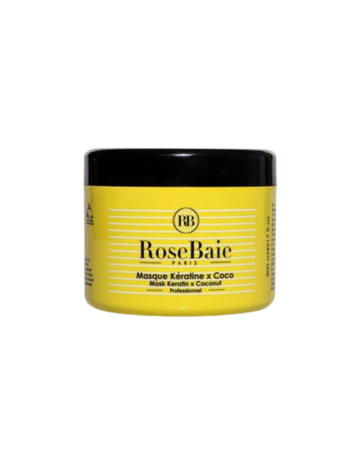 ROSEBAIE Masque Huile de Noix de Coco X Kératine, 500ml