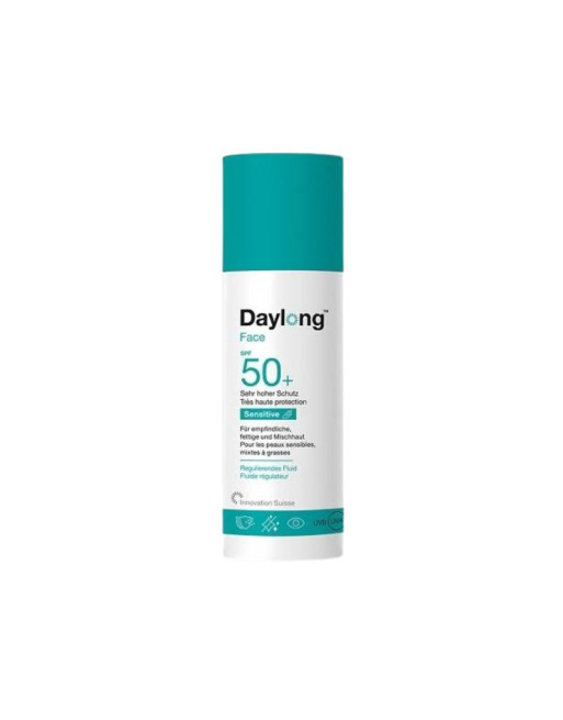 DAYLONG Face Sensitive SPF50+ Fluide Régulateur Anti-Brillance, 50ML