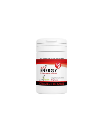 YOUNG HEALTH Max Energy 10 Vitamines / 6 Minéraux,  3 Gélules