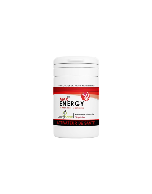 YOUNG HEALTH Max Energy 10 Vitamines / 6 Minéraux,  3 Gélules