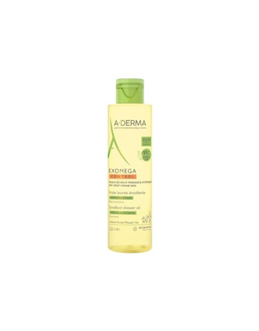A-DERMA Exomega Control Huile Lavante Emolliente Anti-Grattage, 200ml