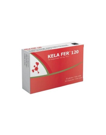 KELA Fer Bisglycinate 120mg + Vit C, 30 Gélules