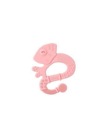 CHICCO Anneau Dentition Silicone 2M+ Rose