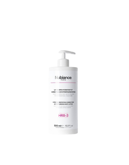 NUBIANCE Lait HRB-3 Corps Hydratant Et Correcteur D'Hyperpigmentation, 500ml