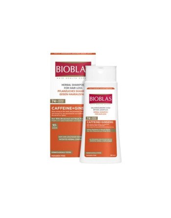 BIOBLAS Shampooing Caféine Ginseng, 360ml