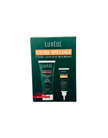 LUXEOL Coffret (Sérum Antichute Progressive 50ml+Shampooing Antichute 200ml -50%