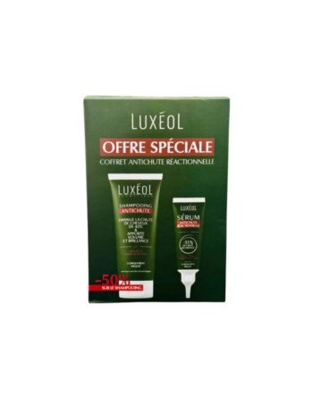 LUXEOL Coffret (Sérum Antichute Réactionnelle 50ml+Shampooing Antichute 200ml-50%)