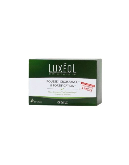 LUXEOL Pousse Croissance Cheveux, 90 Gélules