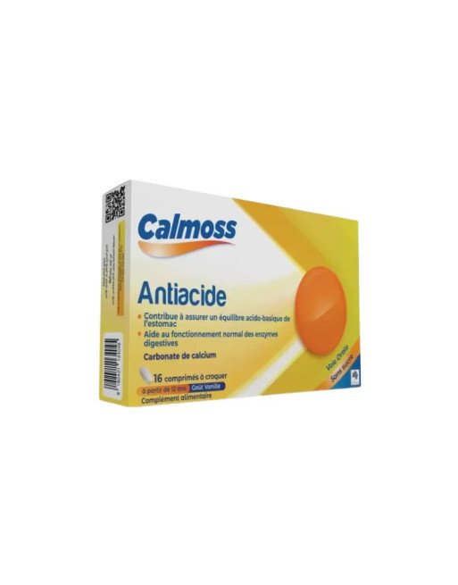 CALMOSS Antiacid 16 Comprimés