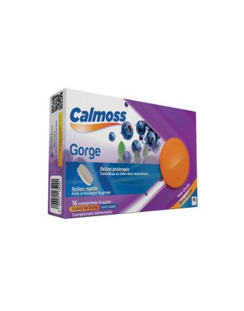 CALMOSS Gorge Cassis, 16 Comprimés