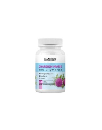 BIOHERBS Chardon Marie 80%, 60 Gélules