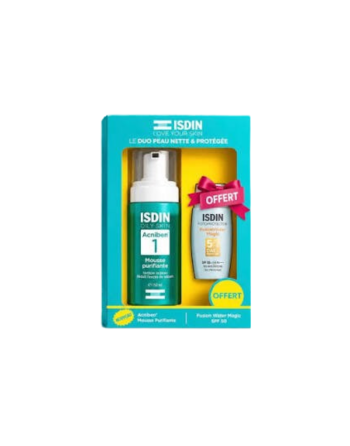 ISDIN COFFRET ACNIBEN Gel Moussant 150ml+ Ecran Magic Invisible 10ml Offert