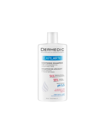 DERMEDIC Capilarte Shampooing Apaisant Cheveux Hypersensible, 300ml