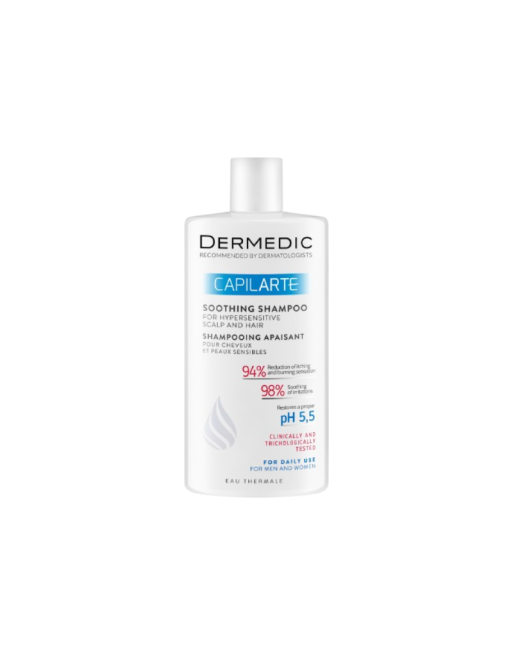 DERMEDIC Capilarte Shampooing Apaisant Cheveux Hypersensible, 300ml