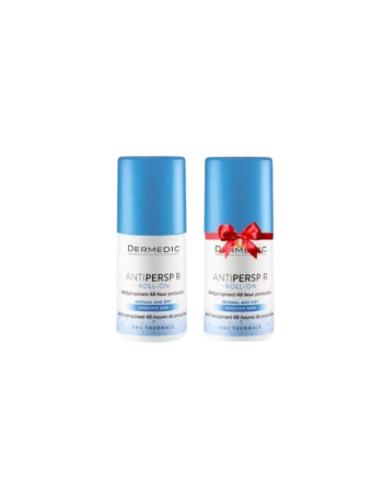 DERMEDIC Deo Anti-Transpirant Roll-On Bleu 1+1 Gratuit, 60GR